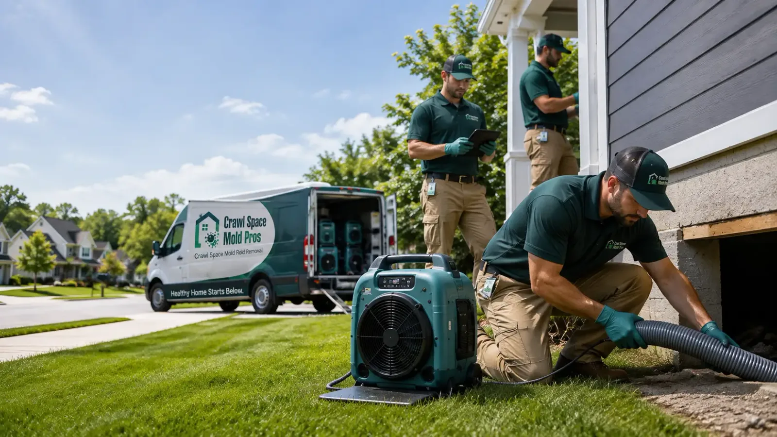 Crawl Space Mold Removal in Wilsonville, NE